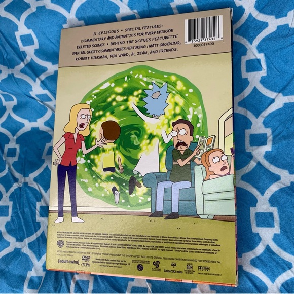 Rick and Morty Season 1 DVD adult swim original classic 2 disc set collectible - Picture 6 of 7